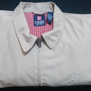 Light Brown Chaps Mens Jacket Size L/G